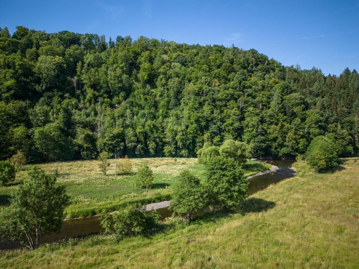 Bills Lodge, Le Plaisir De La Riviere A 2 Minutes Du Centre! La-Roche-en-Ardenne Eksteriør billede